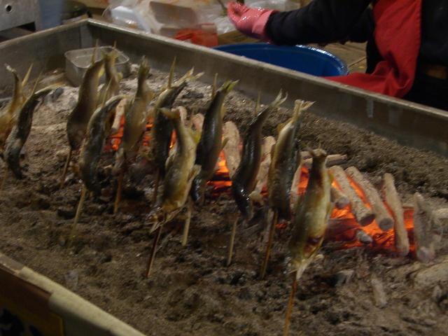 Tokyo: Sensoji Fish Barbeque